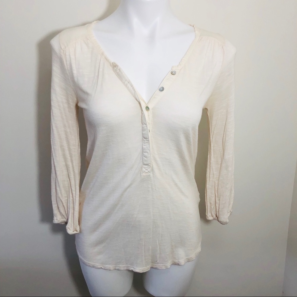 5/$25 Lucky Brand White Blouse
